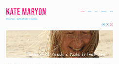 Desktop Screenshot of katemaryon.com